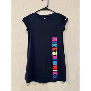Nike Girls Dress Size 6X – Navy Blue Casual Outfit